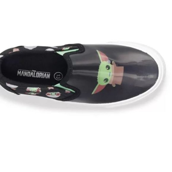 Star Wars The Mandalorian Grogu 5D Yoda Little Kids' Slip-On Shoes Size 4 NEW - Picture 5 of 5